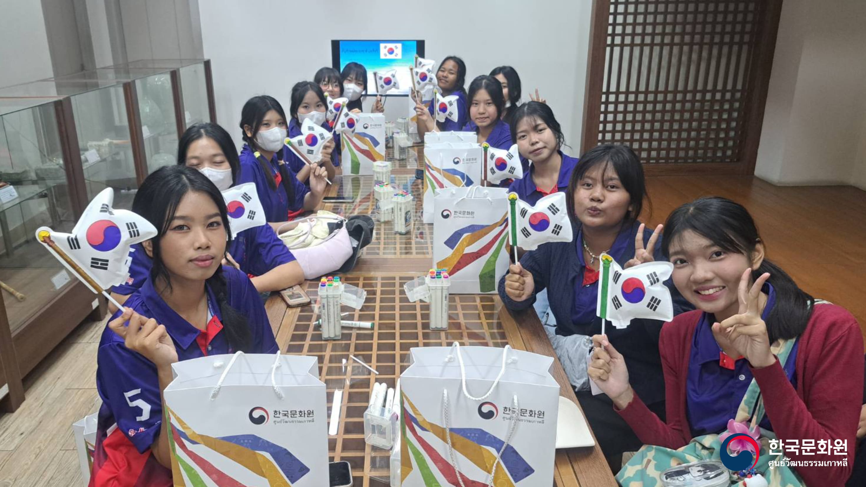 싸원잉학교 한국문화 체험행사
