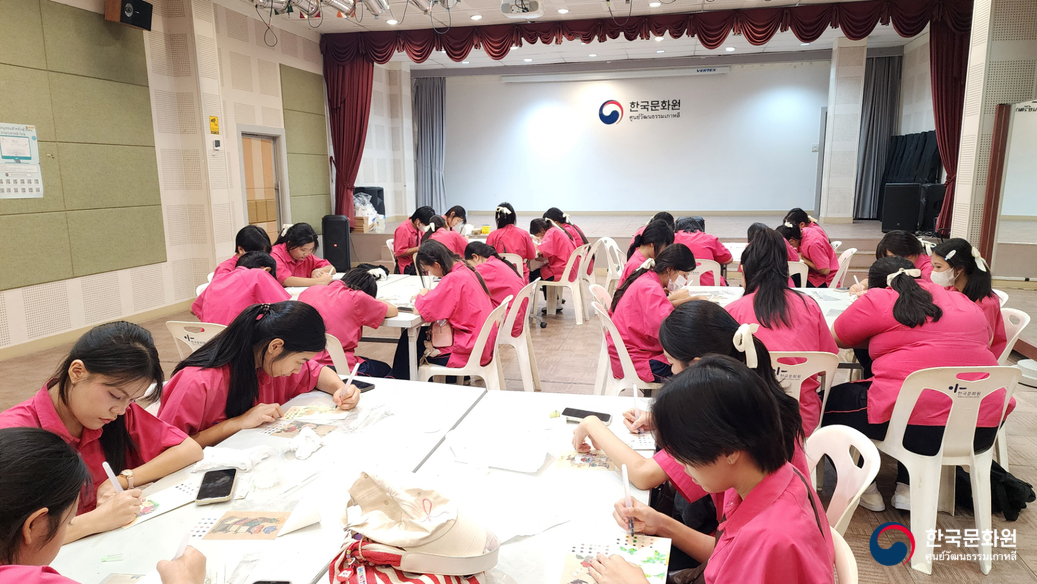 사뜨리왓압썬싸완학교 한국문화 체험행사