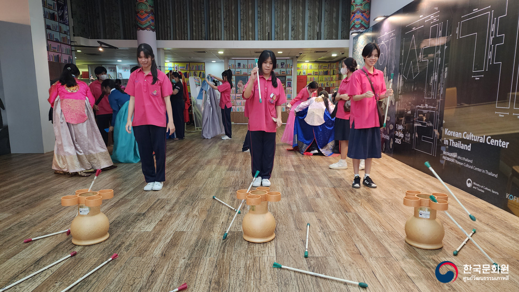 사뜨리왓압썬싸완학교 한국문화 체험행사