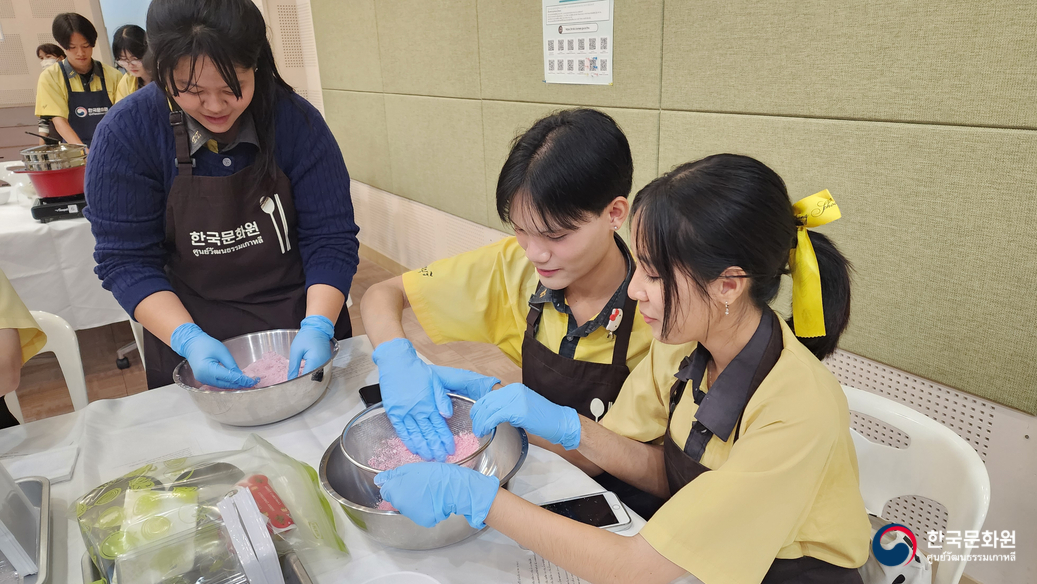 맛타욤왓탓텅학교 한국문화 체험행사