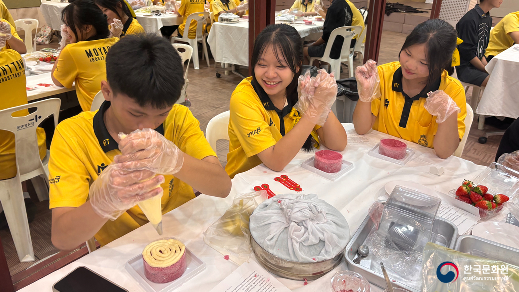 맛타욤왓탓텅학교 한국문화 체험행사