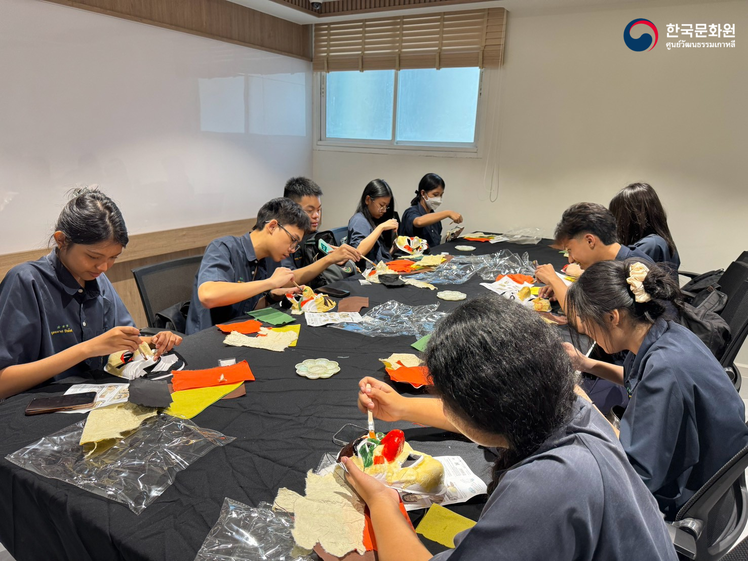 방빠꺽위타야콤학교 한국문화 체험행사